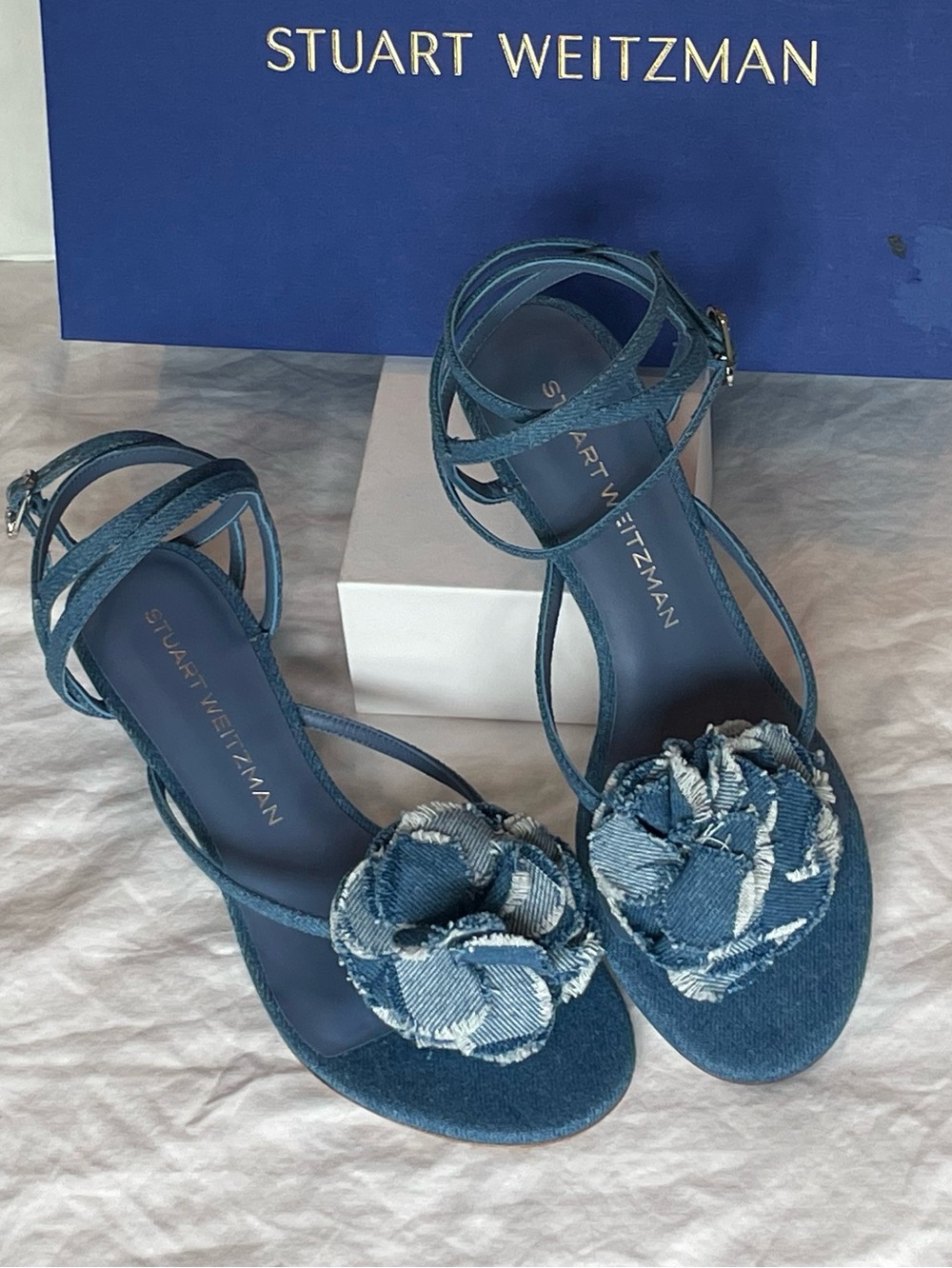 Stuart Weitzman Belize 50 Sandals Sz 7 BNWB - Picture 6 of 7